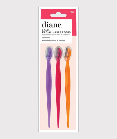 Diane 1022 Facial Hair Razors 3PK