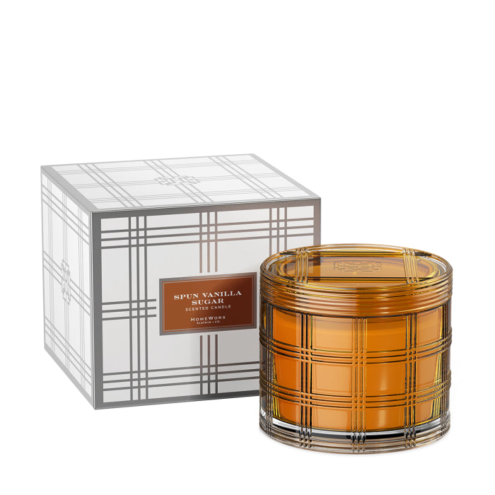 HomeWorx by Slatkin & Co. Spun Vanilla Sugar Scented Candle  with Gift Box 18.0oz