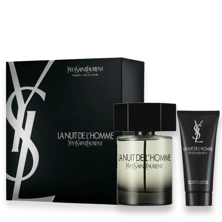 Yves Saint Laurent La Nuit de L’Homme  3.3 oz. 2pc Travel Set