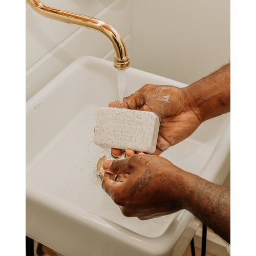 18.21 Man Made Grit Bar Soap- Absolute Mahogany 7oz.