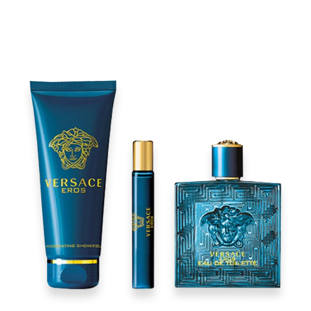 Versace Eros 3.4 oz. 3pc Gift Set