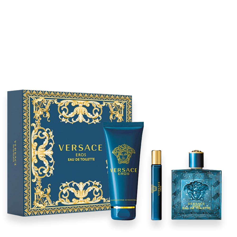 Versace Eros 3.4 oz. 3pc Gift Set