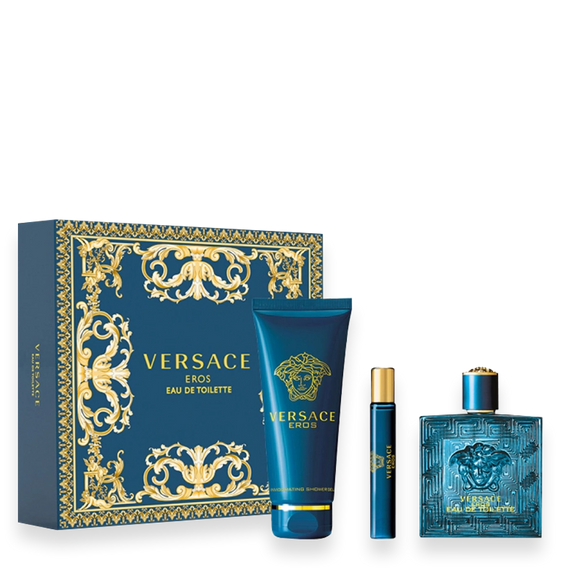 Versace Eros 3.4 oz. 3pc Gift Set