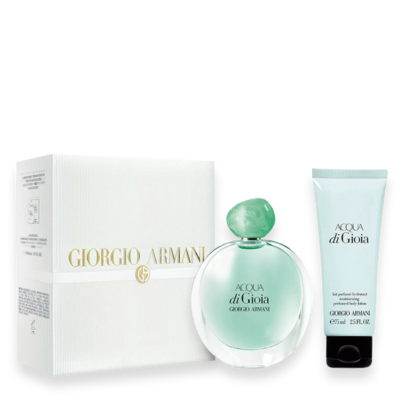 Armani Acqua Di Gioia 3.4 oz. 2pc Travel Set