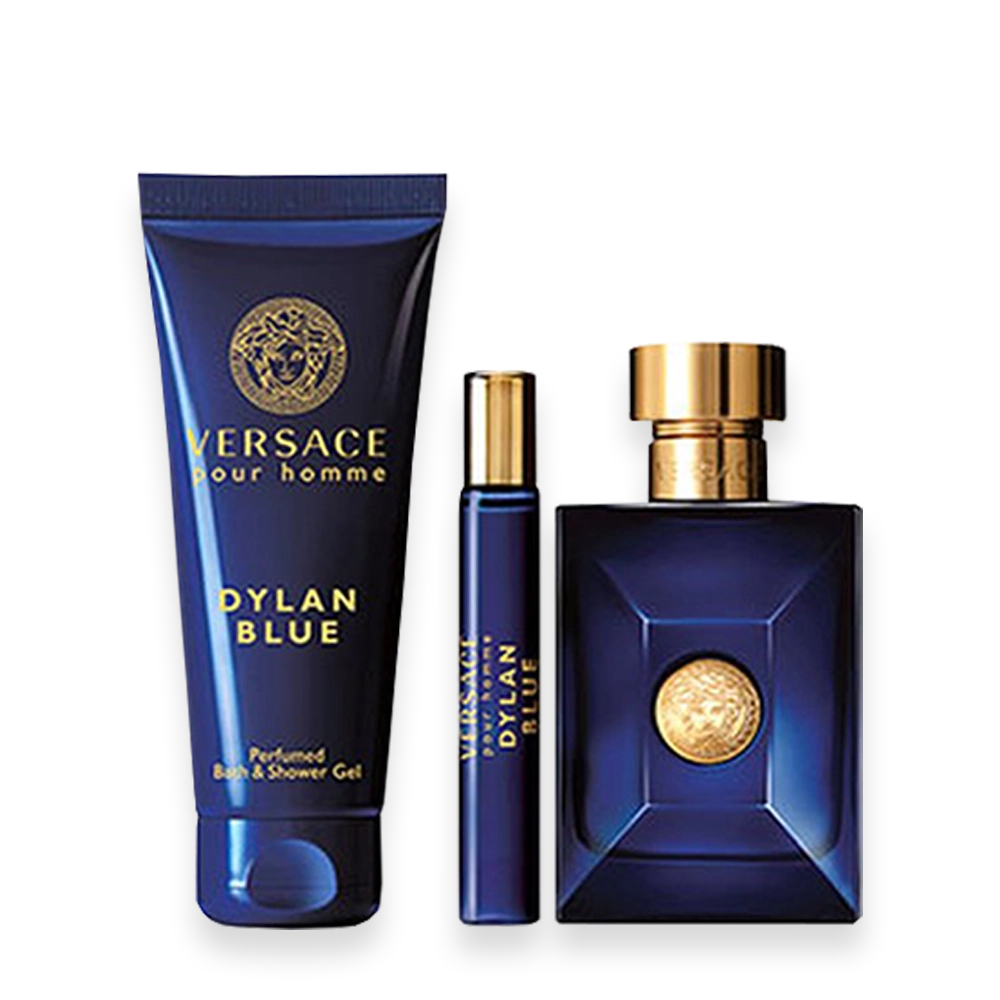 Versace Pour Homme Dylan Blue 3.4 oz. Gift Set