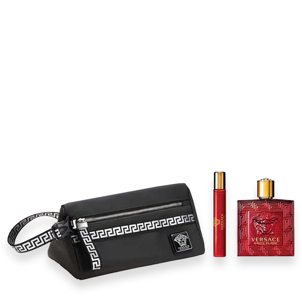 Versace Eros Flame 3.4 oz. 3pc Gift Set