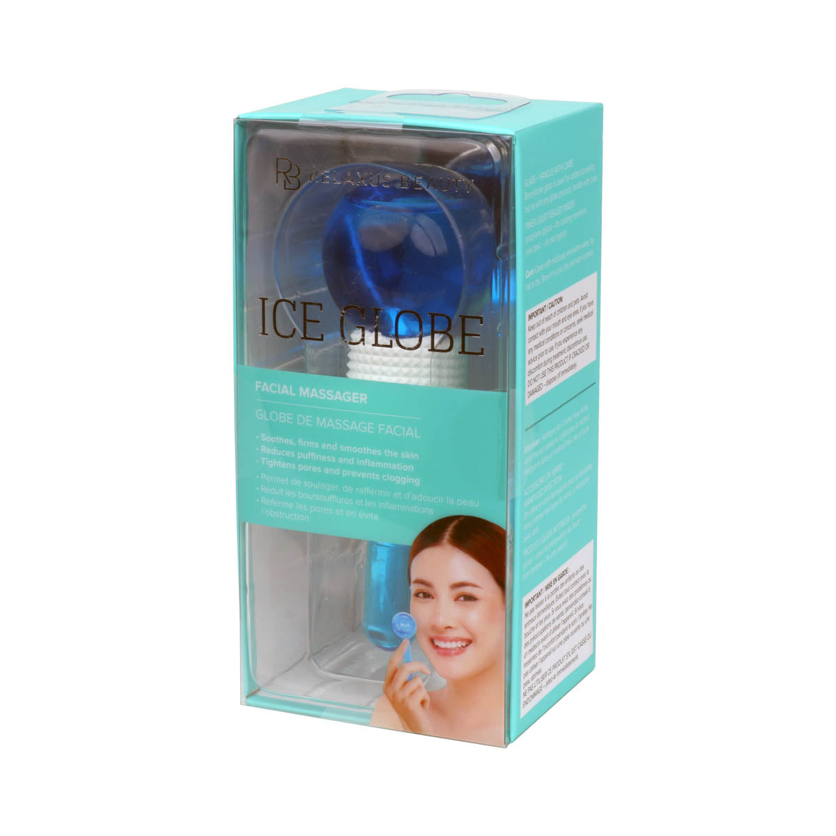 Relaxus Beauty Ice Globe Facial Massager