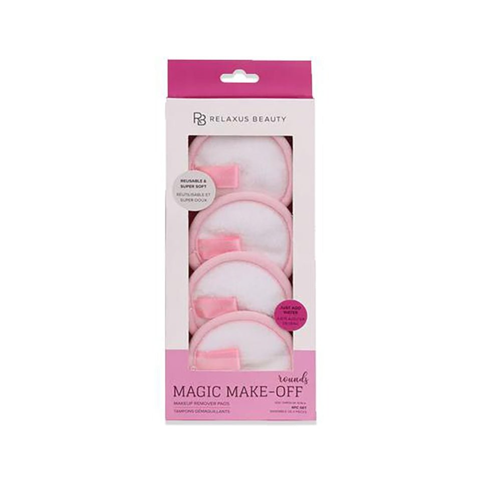 Relaxus Beauty Magic Make-Off Pads (4 Pk)