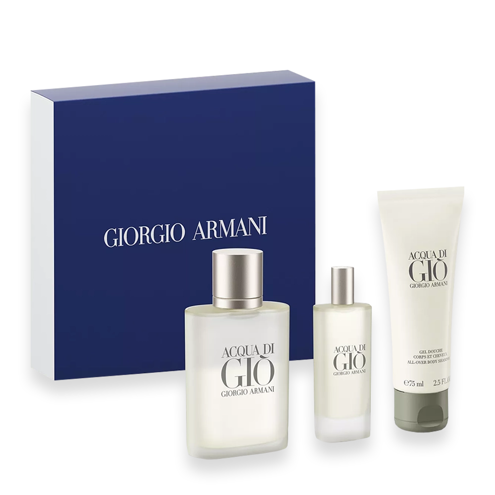 Armani Acqua Di Gio 3.4 oz. 3pc Gift Set