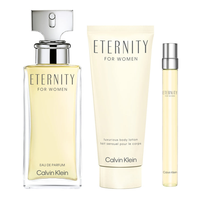 Calvin Klein Eternity For Women EDP Gift Set Trio