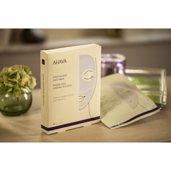 Ahava Purifying Mud Sheet Mask (6-Pack)