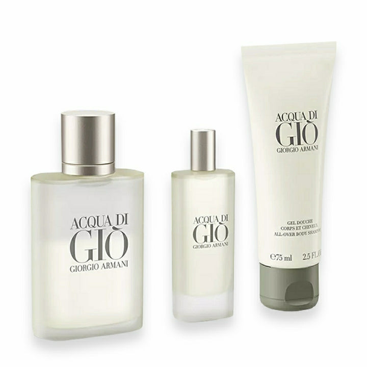 Armani Acqua Di Gio 3.4 oz. 3pc Gift Set