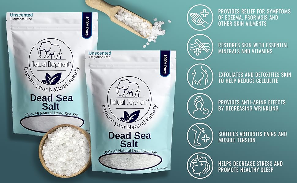 Natural Elephant Coarse Dead Sea Salt