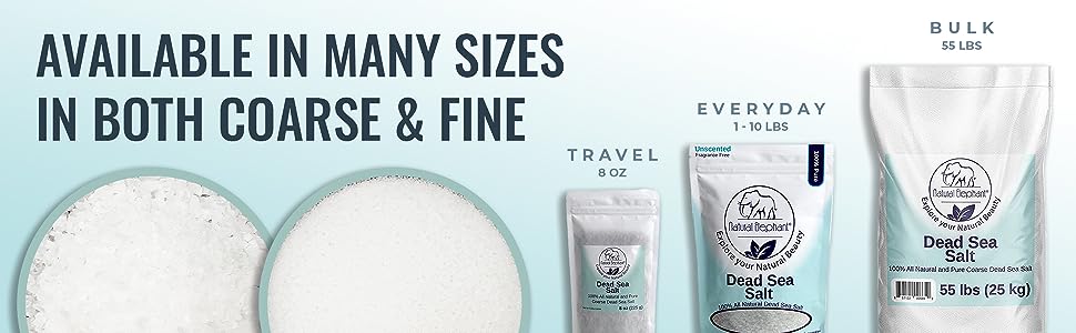 Natural Elephant Fine Dead Sea Salt