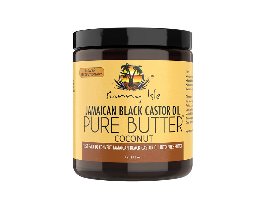 Sunny Isle Jamaican Black Castor Oil PURE BUTTER with COCONUT OIL 8oz