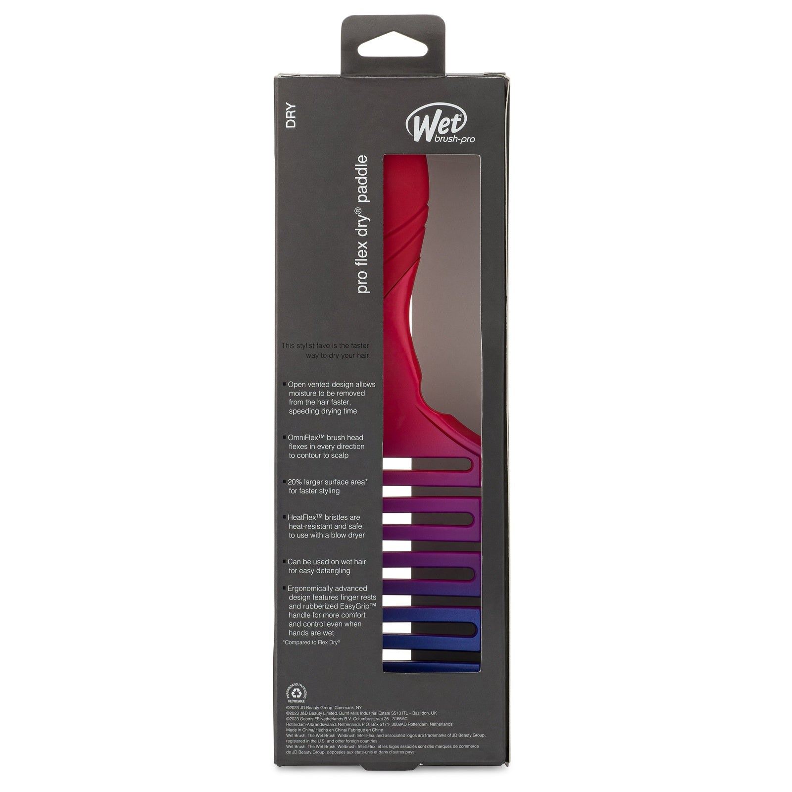 Wet Brush Pro Flex Dry Paddle Bold Ombre