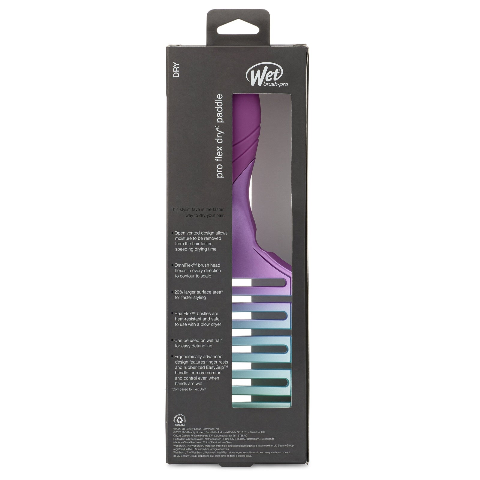 Wet Brush Pro Flex Dry Paddle Bold Ombre