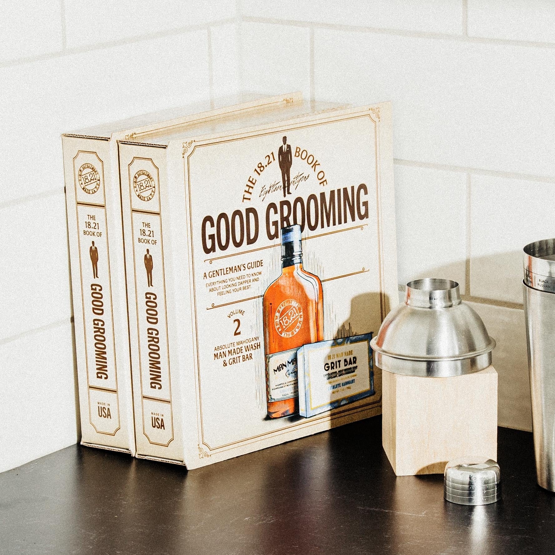 18.21 Man Made Book of Good Grooming Gift Set Volume 2