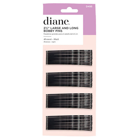 Diane D496 Large & Long Bobby Pins- 40 Count