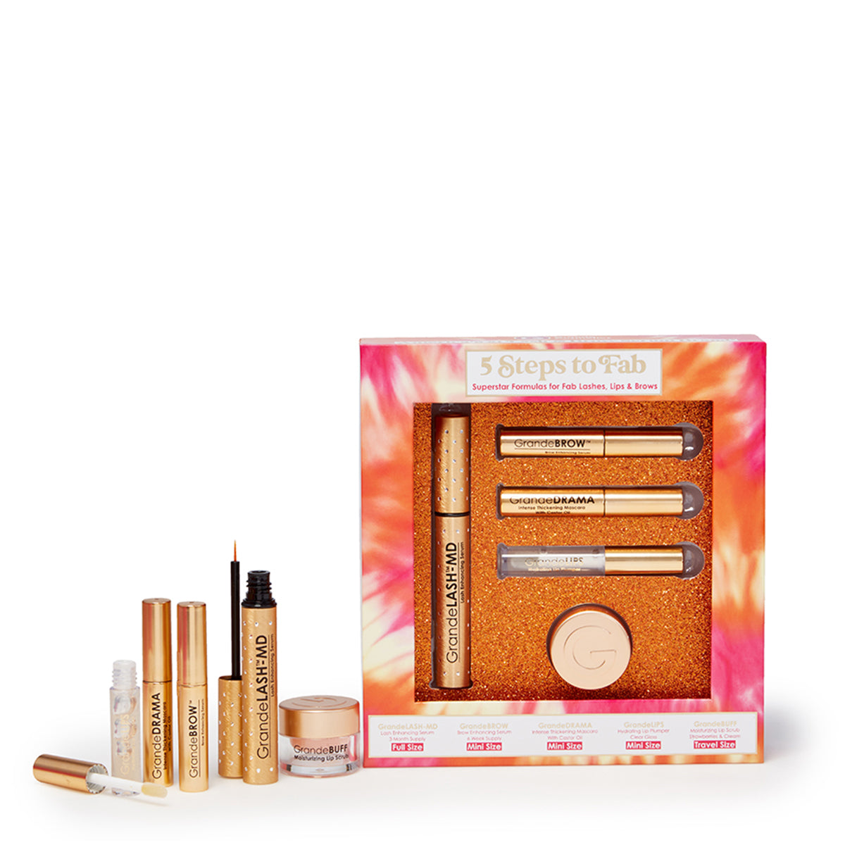 GrandeCosmetics 5 Steps to Fab 5-Piece Gift Set