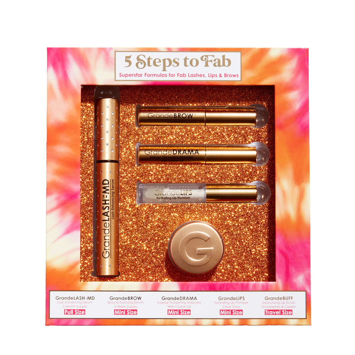 GrandeCosmetics 5 Steps to Fab 5-Piece Gift Set