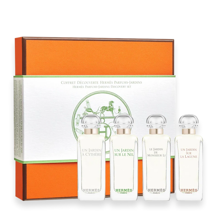 Hermes Jardin Fragrance Miniature Collection 4pc Gift Set