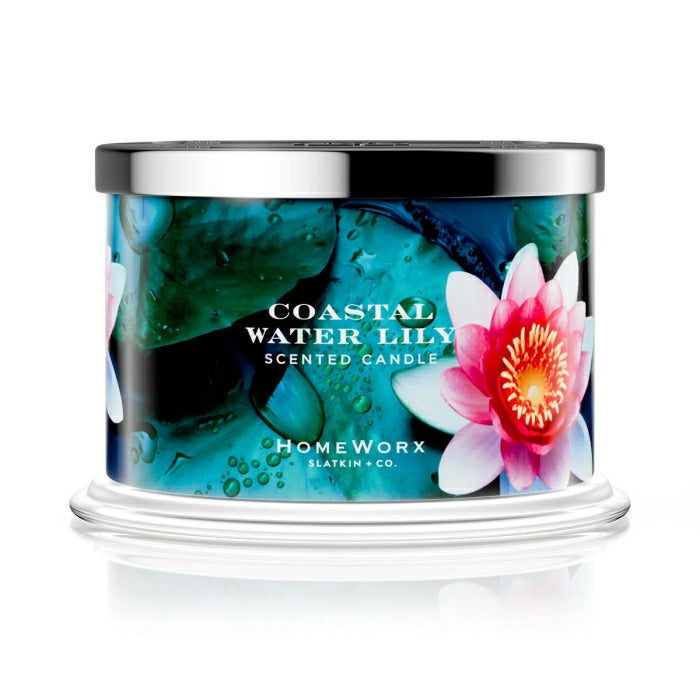 HomeWorx by Slatkin & Co. Coastal Water Lily Scented Candle 18.0oz