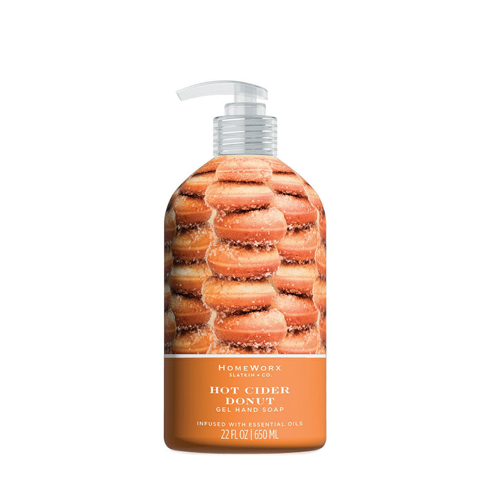 HomeWorx by Slatkin & Co. Hot Cider Donut Gel Hand Soap 22 oz.