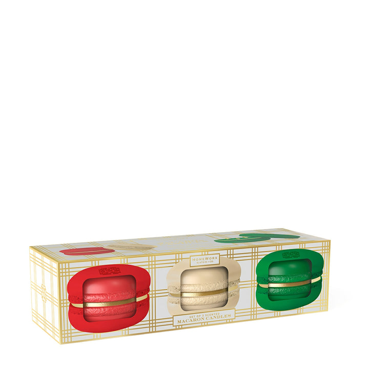 HomeWorx by Slatkin & Co. Macaron Candles Gift Set Trio