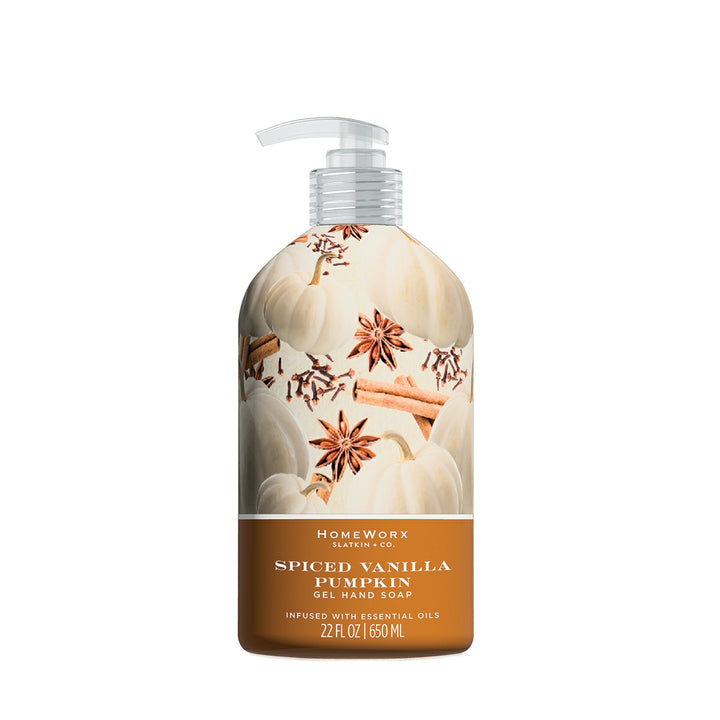 HomeWorx by Slatkin & Co. Spiced Vanilla Pumpkin Get Hand Soap 22 oz.