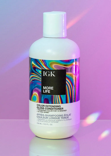 IGK MORE LIFE Color Extending Gloss Shampoo 8 oz.