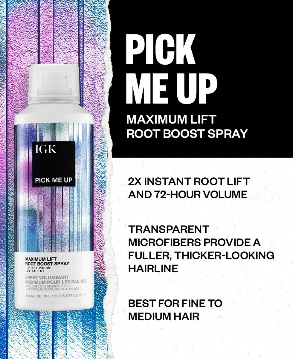 IGK Pick Me Up Maximum Lift Root Boost Spray 5 oz.