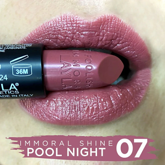 Layla Cosmetics Immoral Shine Lipstick