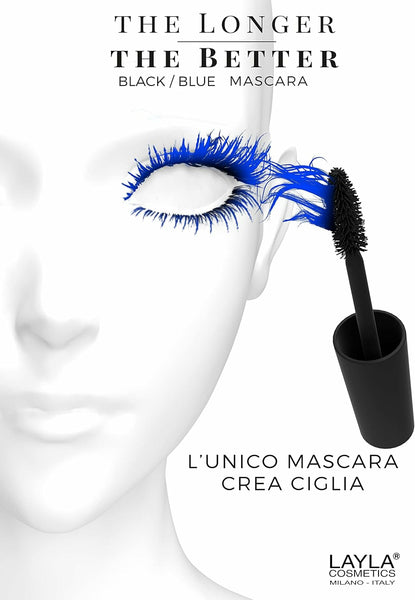 Layla Cosmetics The Longer The Better Blue Mascara