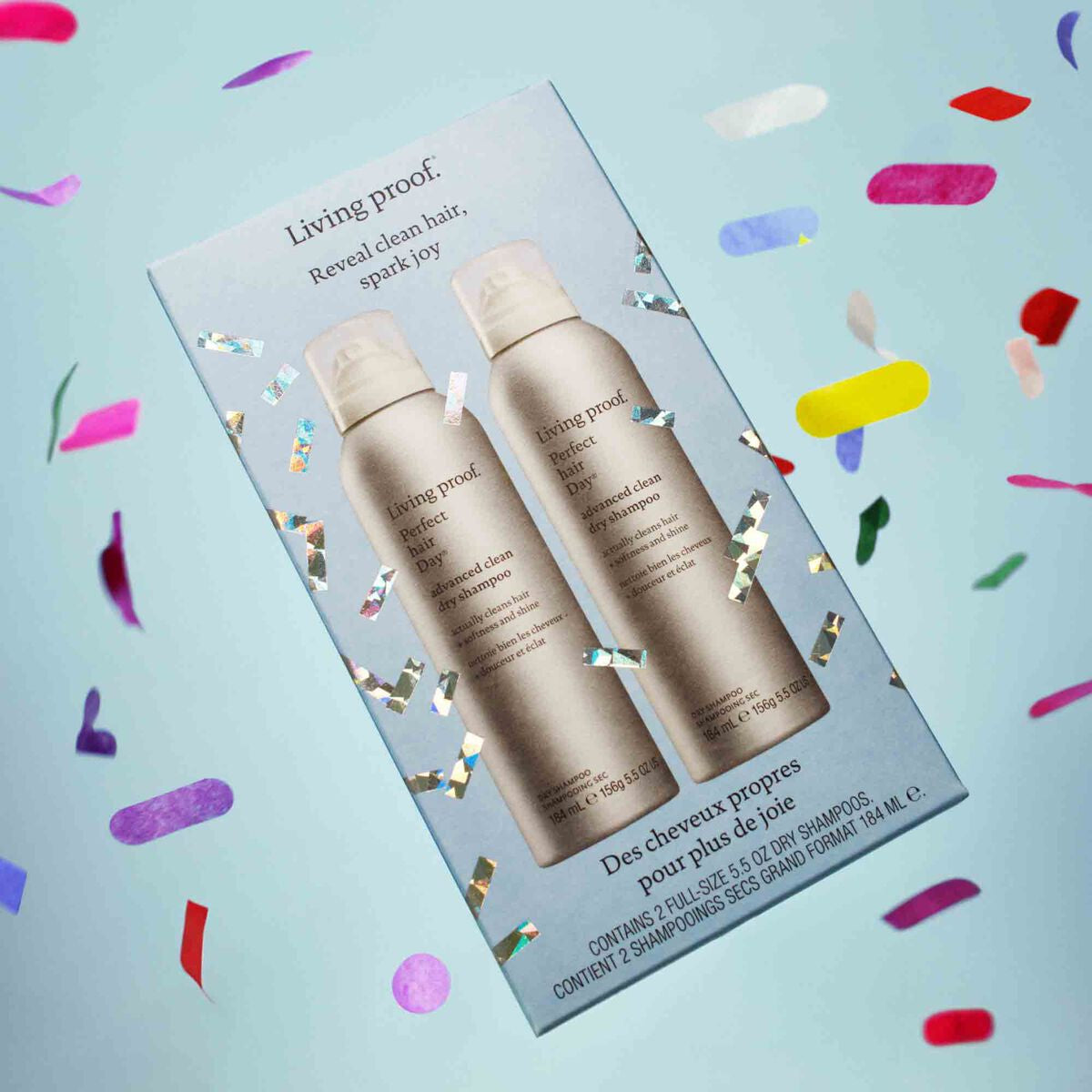 Living Proof Reveal Clean Hair Dry Shampoo Gift Set Duo