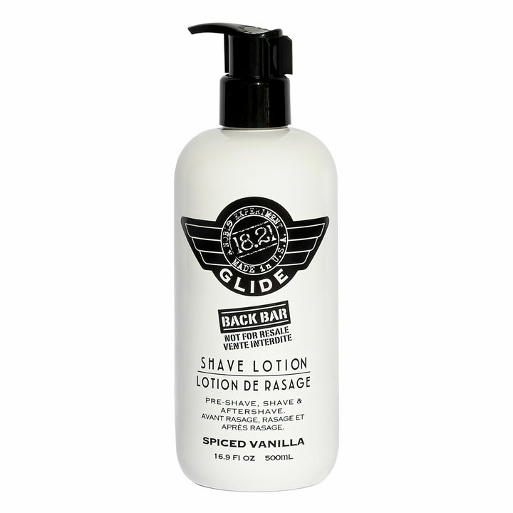 18.21 Man Made Glide Shaving Lotion- Spiced Vanilla 16.9oz