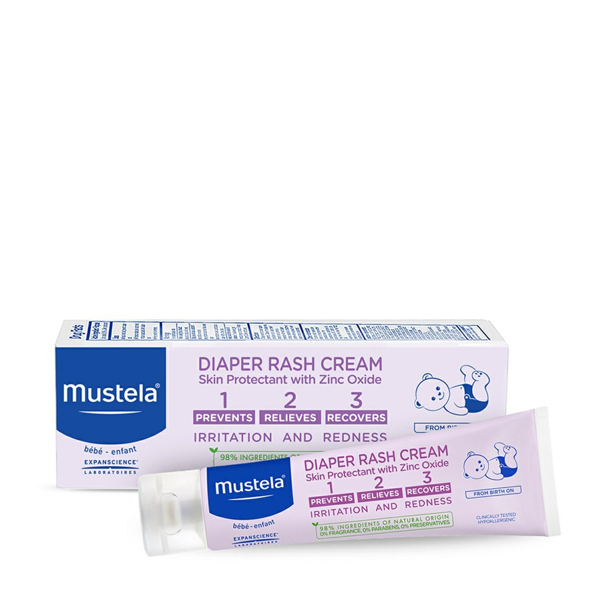 Mustela Diaper Rash Cream 123 3.3 oz.