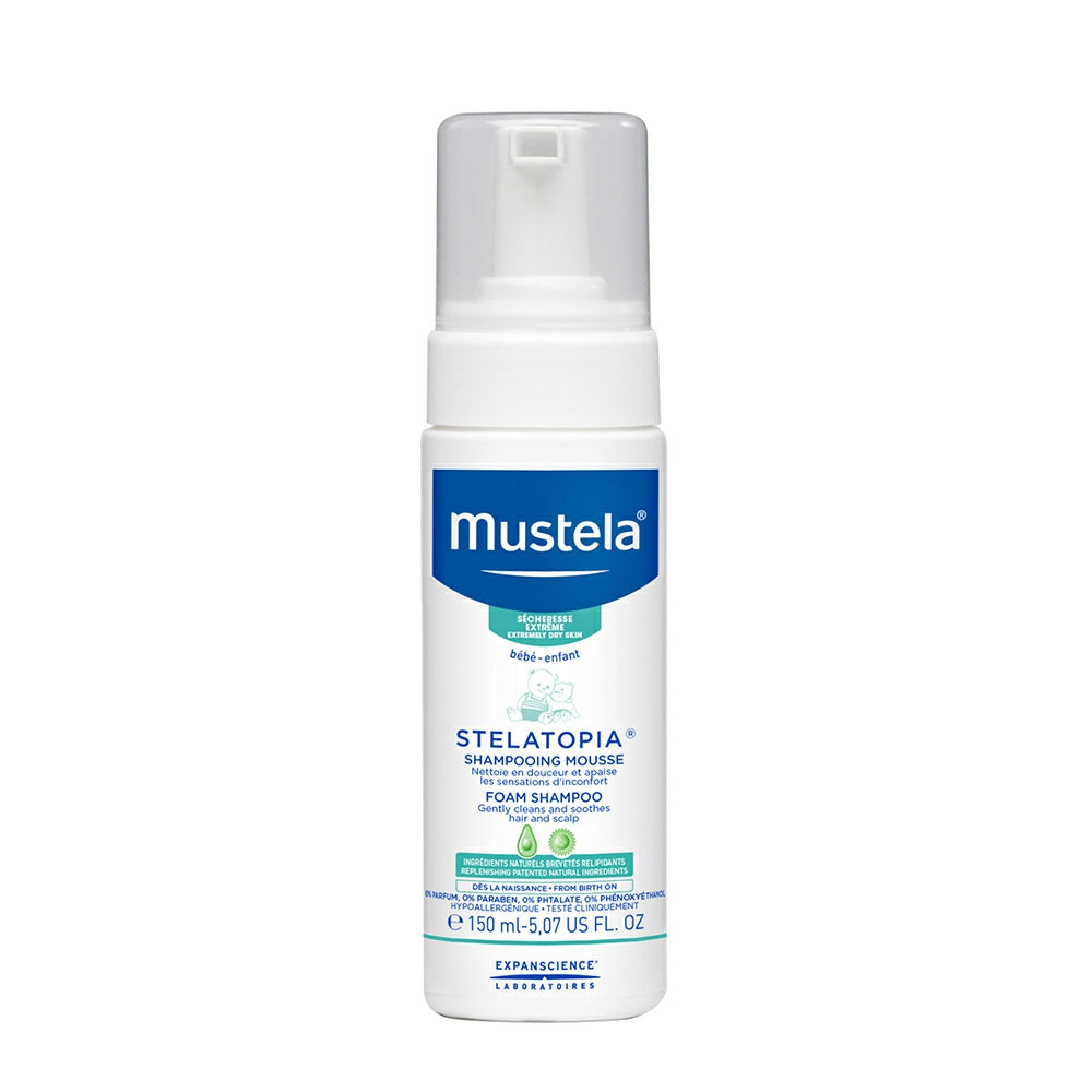 Mustela Stelatopia Foam Shampoo 5.0 oz.