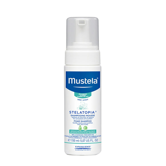 Mustela Stelatopia Foam Shampoo 5.0 oz.