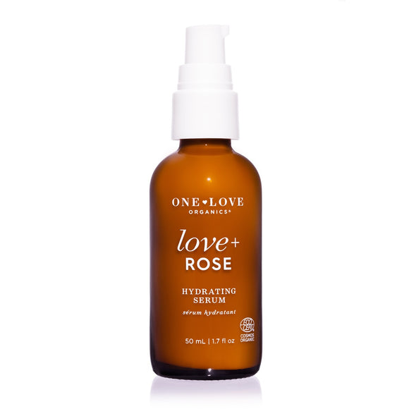 One Love Organics Love + Rose Hydrating Serum 1.7oz