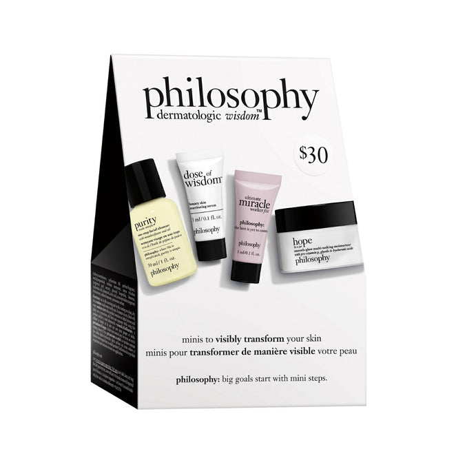 Philosophy Dermatologic Wisdom 4-Piece Trail Set