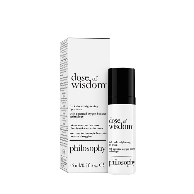 Philosophy Dose Of Wisdom Dark Circle Brightening Eye Cream 0.5 oz.