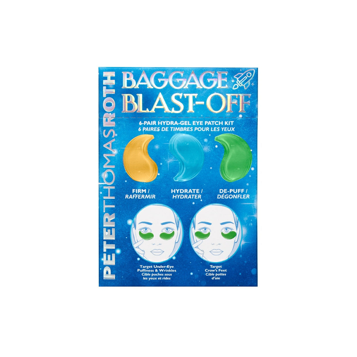 Peter Thomas Roth Baggage Blast-Off 6-Pair Hydra-Gel Eye Patch Kit