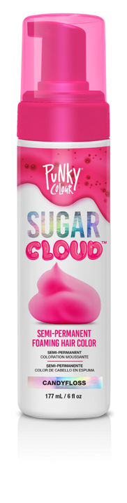 Punky Sugar Cloud Semi Permanent Foaming Hair Color 6 fl oz - Candyfloss