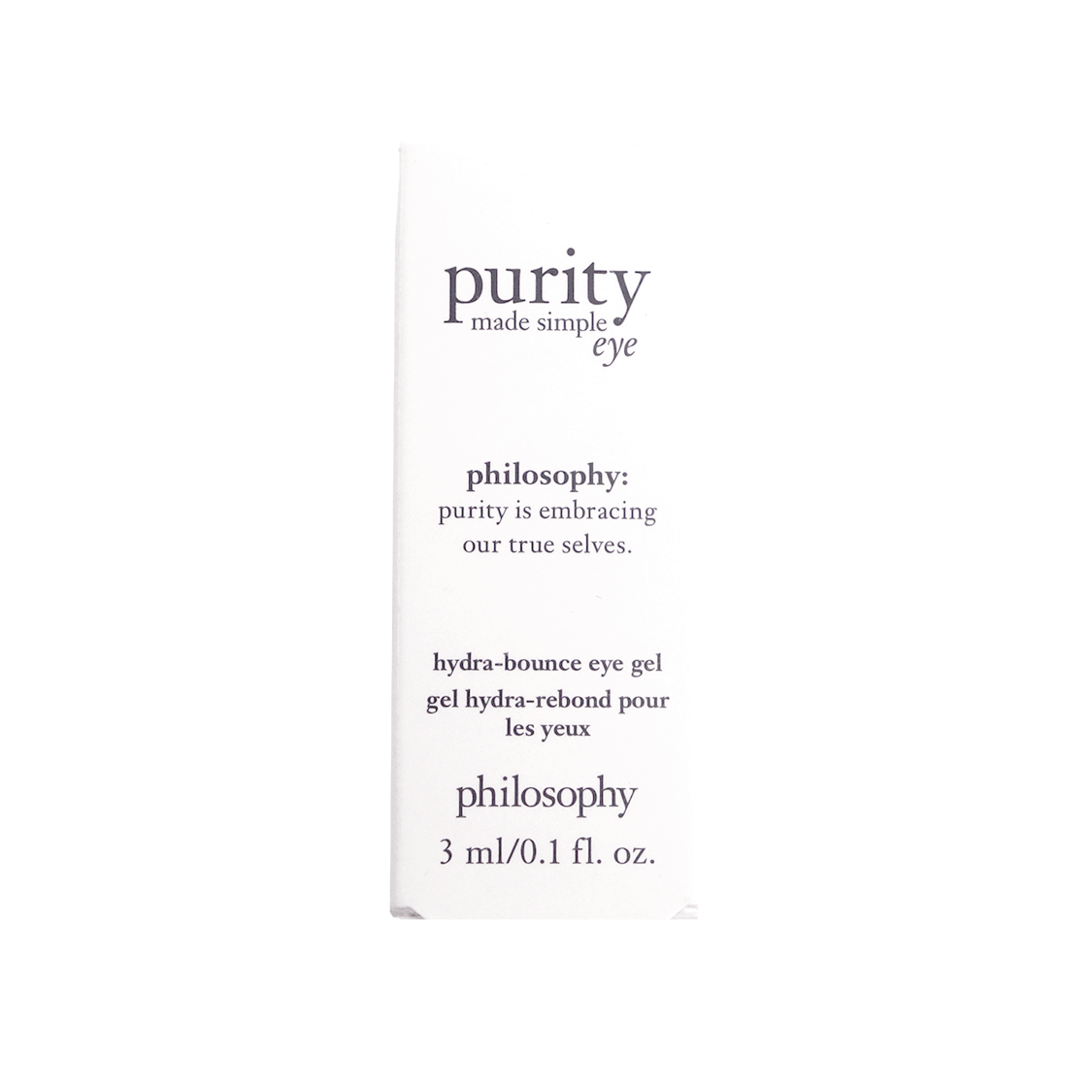 Philosophy Purity Eye Gel Tube 3mL