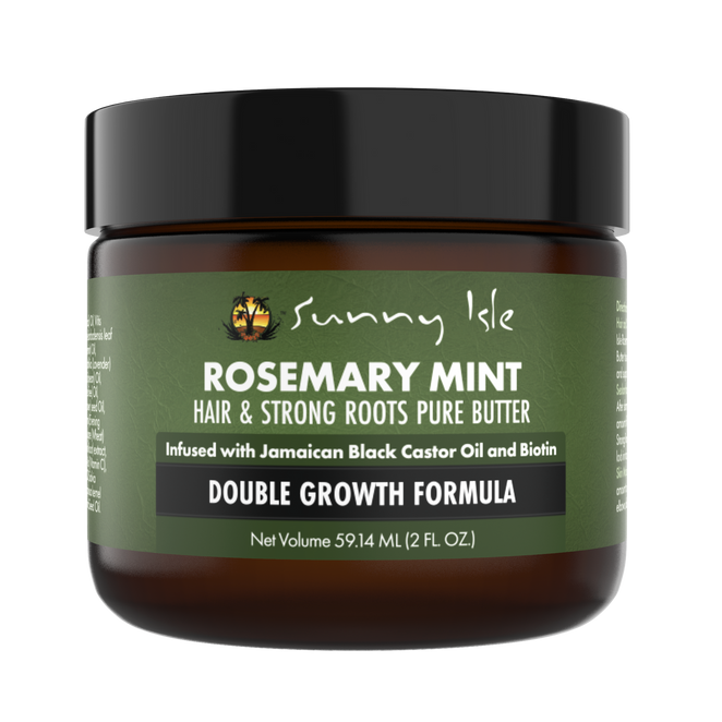 Sunny Isle Rosemary Mint Hair & Strong Roots Pure Butter 2oz