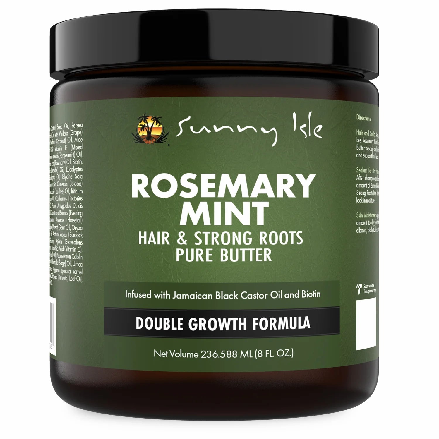 Sunny Isle Rosemary Mint Hair & Strong Roots Pure Butter