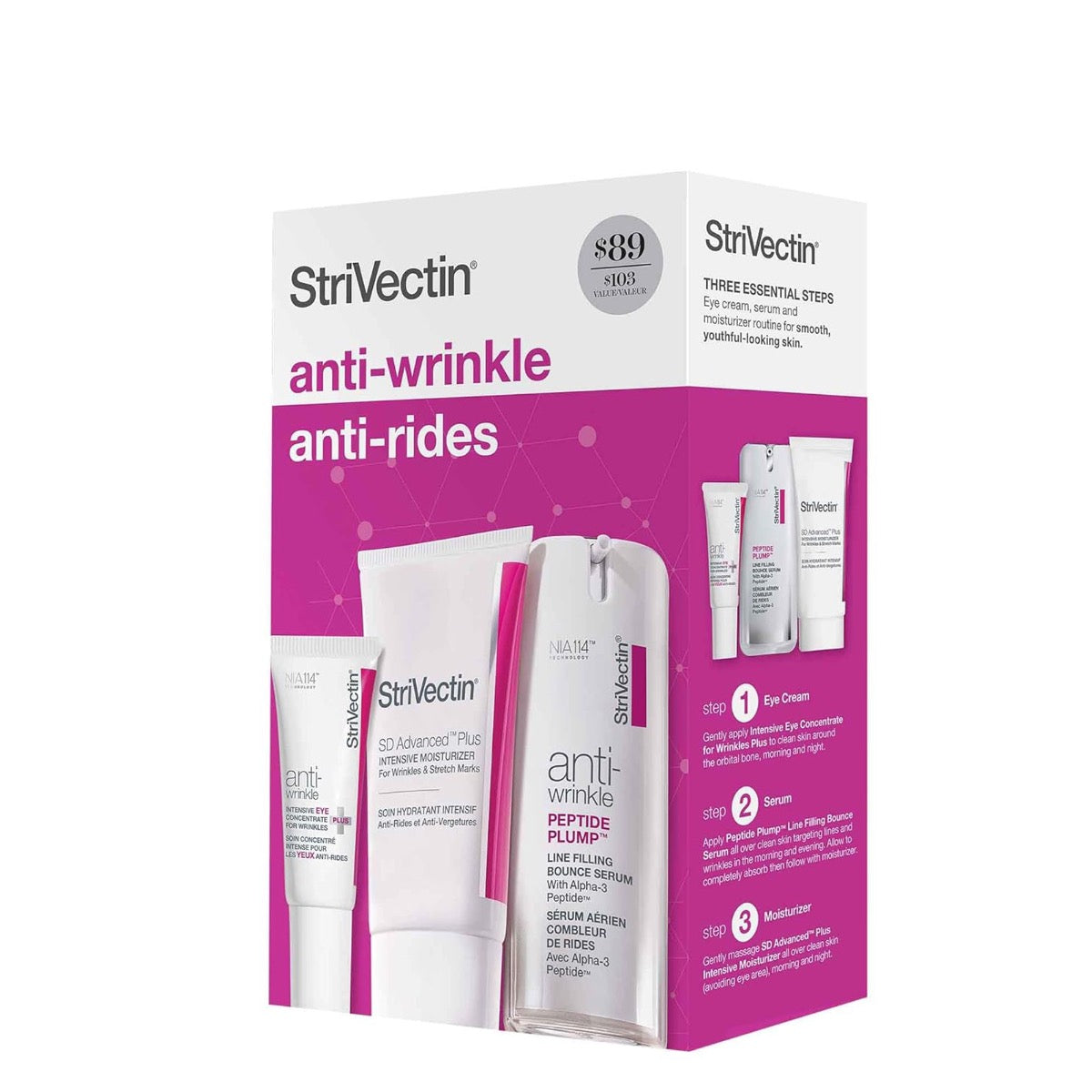 StriVectin Power Starters Anti-Wrinkle Trio