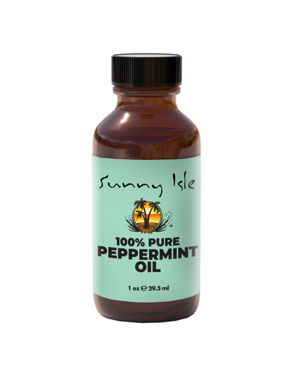 Sunny Isle Pure Peppermint Oil 1oz