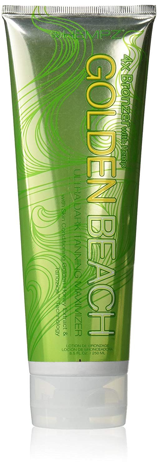 Hempz Maximizer 4x Bronzer with Hemp Golden Beach Ultra Dark Tanning Maximizer 8.5 fl.oz.